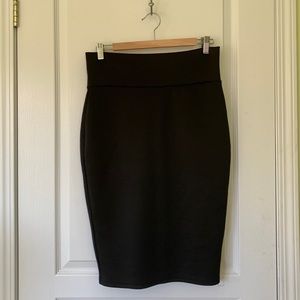 Black Pencil Skirt (size XL)